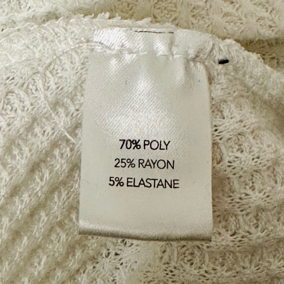 Women’s Workhall Oversized Waffle Knit Dolman Sleeve Sweater Size M - Picture 6 of 8